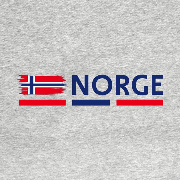 Norway Flag design | Fjord illustration by norwayraw